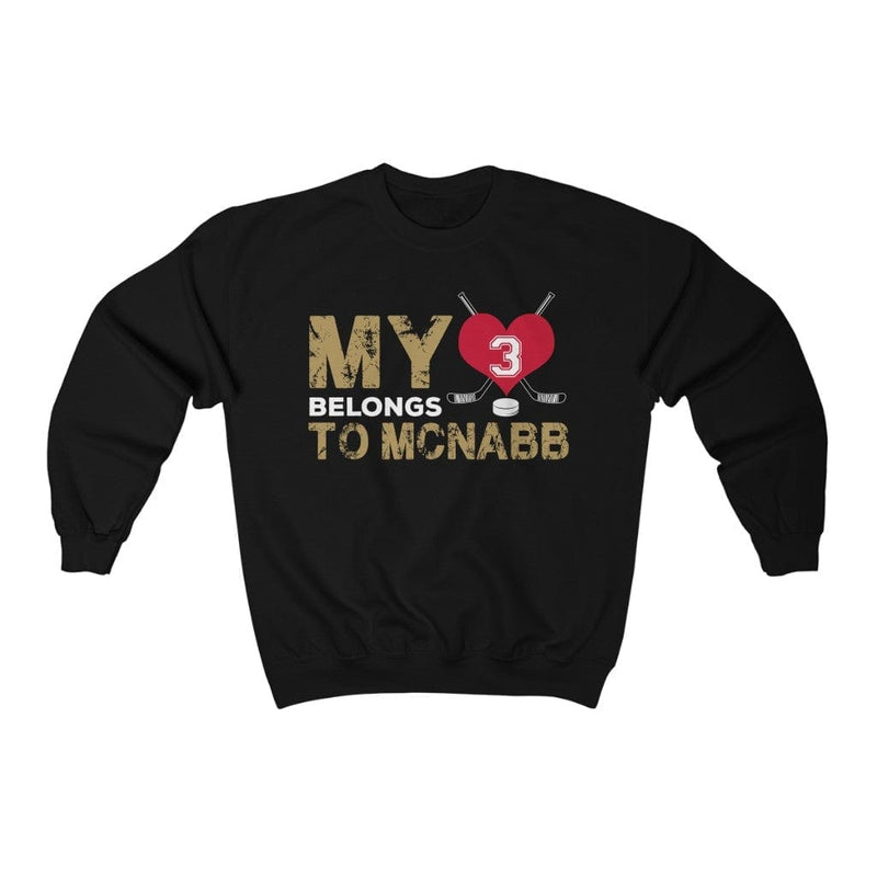 Sweatshirt My Heart Belongs To McNabb Unisex Crewneck Sweatshirt