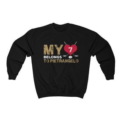 Sweatshirt Black / L My Heart Belongs To Pietrangelo Unisex Crewneck Sweatshirt