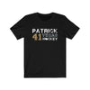 T-Shirt Black / L Patrick 41 Vegas Hockey Unisex Jersey Tee