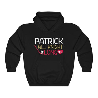 Hoodie Patrick All Knight Long Unisex Fit Hooded Sweatshirt