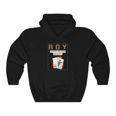 Hoodie Black / L Roy 10 Poker Cards Unisex Hooded Sweatshirt