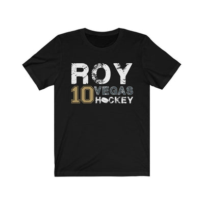 T-Shirt Black / L Roy 10 Vegas Hockey Unisex Jersey Tee