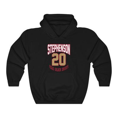 Hoodie Black / L Stephenson 20 Vegas Golden Knights Retro Unisex Hooded Sweatshirt