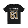 T-Shirt Black / L Stone 61 Unisex Jersey Tee