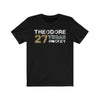 T-Shirt Black / L Theodore 27 Vegas Hockey Unisex Jersey Tee