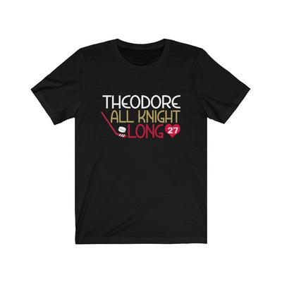 T-Shirt Black / L Theodore All Knight Long Unisex Jersey Tee