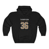 Hoodie Black / L Thompson 36 Vegas Golden Knights Unisex Hooded Sweatshirt