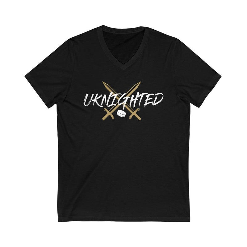 V-neck "Uknighted" Unisex Jersey V-Neck Tee