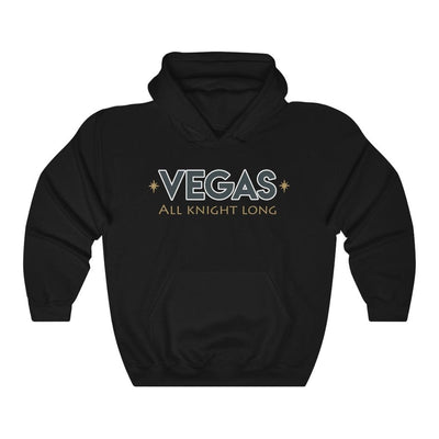 Hoodie Black / L Vegas All Knight Long Unisex Hooded Sweatshirt