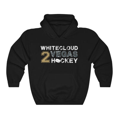 Hoodie Black / L Whitecloud 2 Vegas Hockey Unisex Hooded Sweatshirt