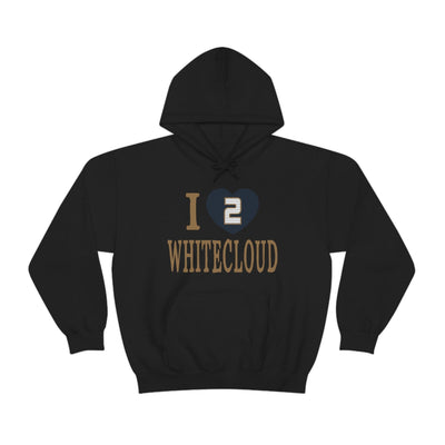 Hoodie "I Heart Whitecloud" Unisex Hooded Sweatshirt