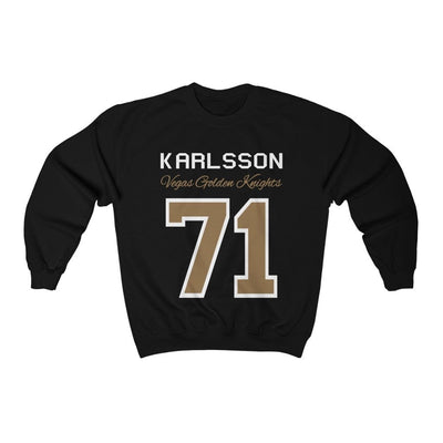 Sweatshirt Black / S Karlsson 71 Vegas Golden Knights Unisex Crewneck Sweatshirt
