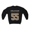 Sweatshirt Black / S Kolesar 55 Vegas Golden Knights Unisex Crewneck Sweatshirt