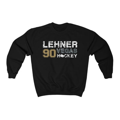 Sweatshirt Black / S Lehner 90 Vegas Hockey Unisex Crewneck Sweatshirt