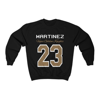 Sweatshirt Black / S Martinez 23 Vegas Golden Knights Unisex Crewneck Sweatshirt