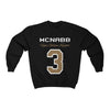 Sweatshirt Black / S McNabb 3 Vegas Golden Knights Unisex Crewneck Sweatshirt
