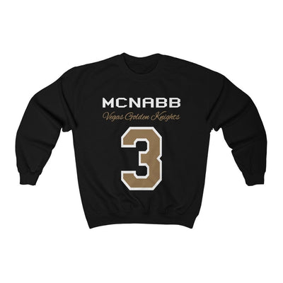 Sweatshirt Black / S McNabb 3 Vegas Golden Knights Unisex Crewneck Sweatshirt