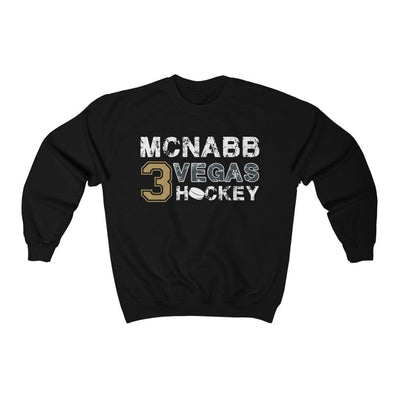 Sweatshirt Black / S McNabb 3 Vegas Hockey Unisex Crewneck Sweatshirt