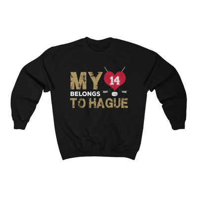 Sweatshirt Black / S My Heart Belongs To Hague Unisex Crewneck Sweatshirt