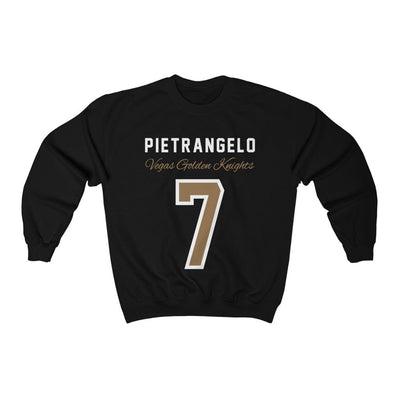 Sweatshirt Black / S Pietrangelo 7 Vegas Golden Knights Unisex Crewneck Sweatshirt