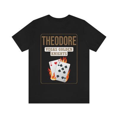 T-Shirt Theodore 27 Poker Cards Unisex Jersey Tee