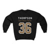 Sweatshirt Black / S Thompson 36 Vegas Golden Knights Unisex Crewneck Sweatshirt