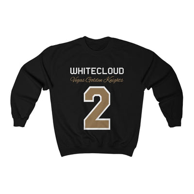 Sweatshirt Black / S Whitecloud 2 Vegas Golden Knights Unisex Crewneck Sweatshirt