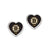 Boston Bruins 3D Heart Post Earrings