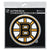 Boston Bruins Glitter Decal, 6x6 Inch