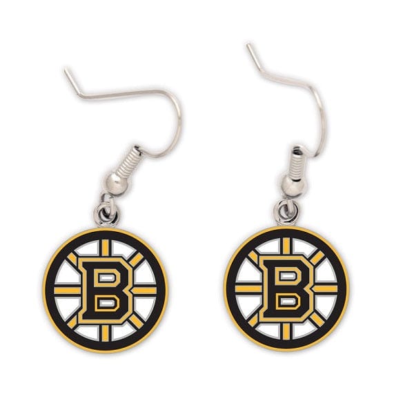 Boston Bruins Logo Dangle Earrings