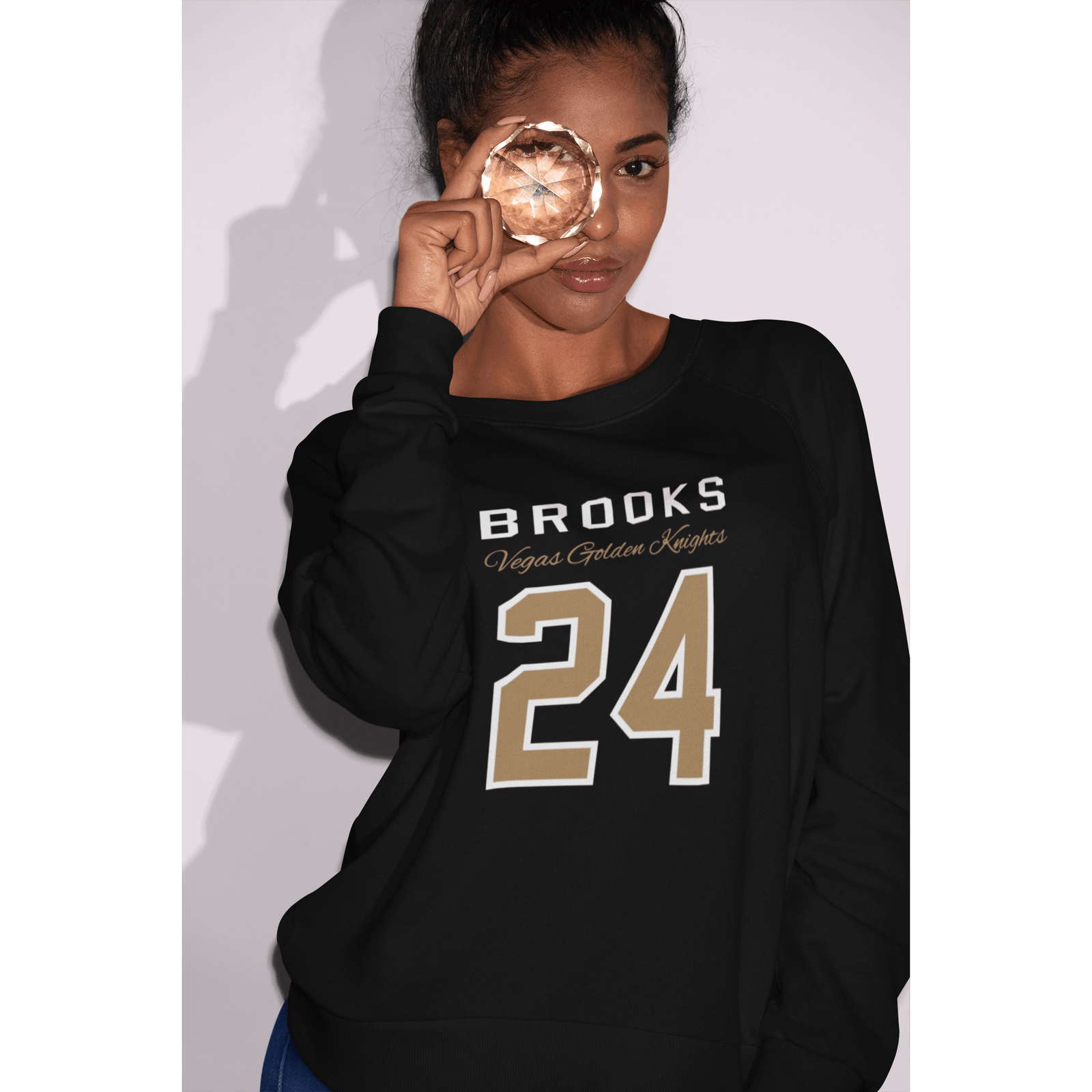 Sweatshirt Brooks 24 Vegas Golden Knights Unisex Crewneck Sweatshirt