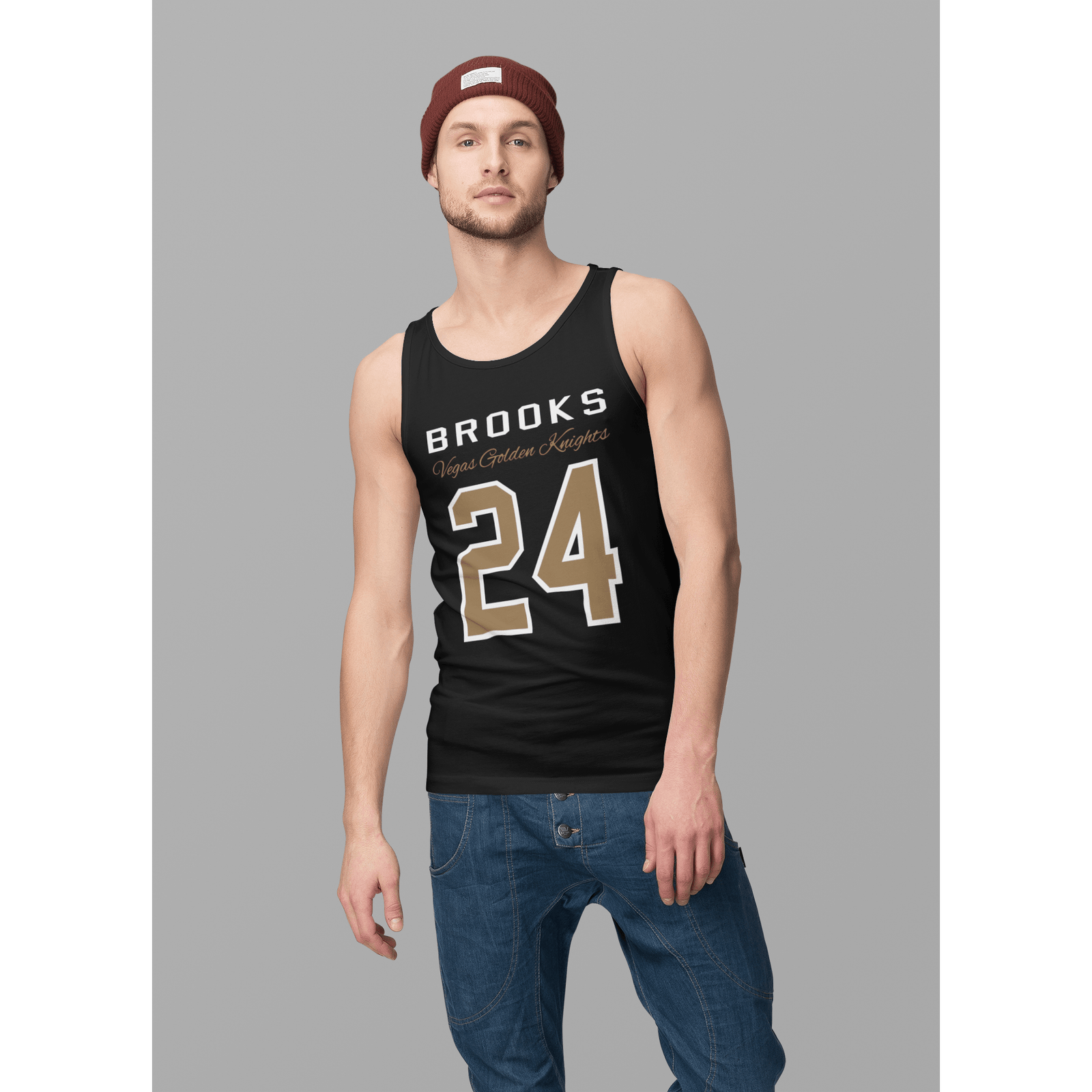 Tank Top Brooks 24 Vegas Golden Knights Unisex Jersey Tank Top