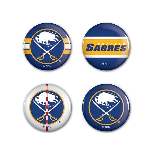 Buffalo Sabres Fashion Button 4 Pack