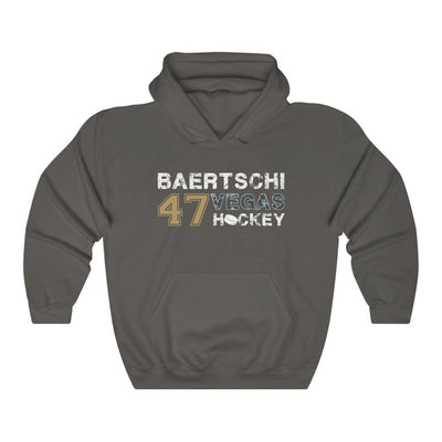 Hoodie Charcoal / S Baertschi 47 Vegas Hockey Unisex Hooded Sweatshirt