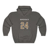 Hoodie Charcoal / S Brooks 24 Vegas Golden Knights Unisex Hooded Sweatshirt