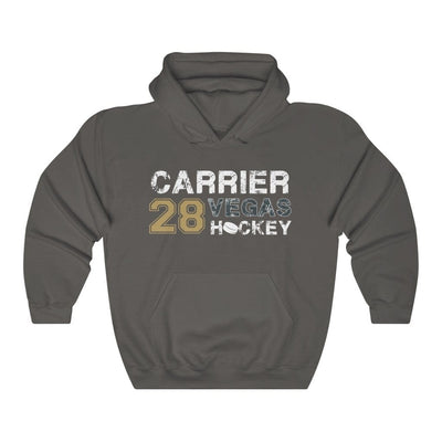 Hoodie Charcoal / S Carrier 28 Vegas Hockey Unisex Hooded Sweatshirt