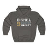 Hoodie Charcoal / S Eichel 9 Vegas Hockey Unisex Hooded Sweatshirt