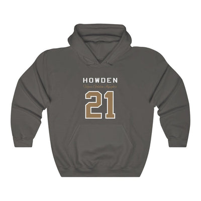 Hoodie Charcoal / S Howden 21 Vegas Golden Knights Unisex Hooded Sweatshirt