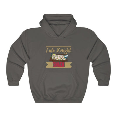 Hoodie Charcoal / S Late Knight Snack Unisex Hooded Sweatshirt
