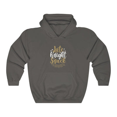 Hoodie Charcoal / S Late Knight Snack Unisex Hooded Sweatshirt