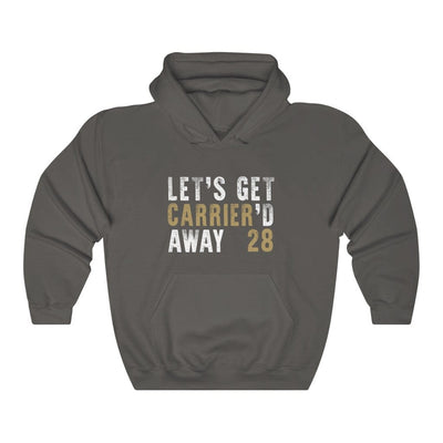 Hoodie Charcoal / S Let's Get Carrier'd Away Unisex Hooded Sweatshirt