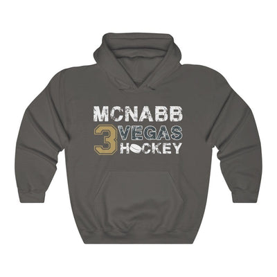 Hoodie Charcoal / S Mcnabb 3 Vegas Hockey Unisex Hooded Sweatshirt