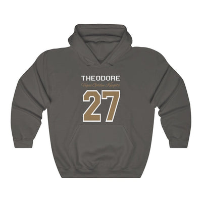 Hoodie Charcoal / S Theodore 27 Unisex Hooded Sweatshirt