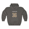Hoodie Charcoal / S Thompson 36 Vegas Golden Knights Unisex Hooded Sweatshirt