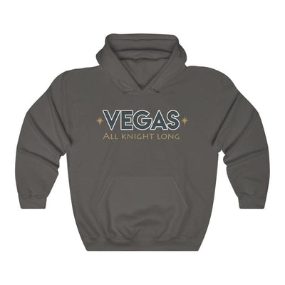 Hoodie Charcoal / S Vegas All Knight Long Unisex Hooded Sweatshirt