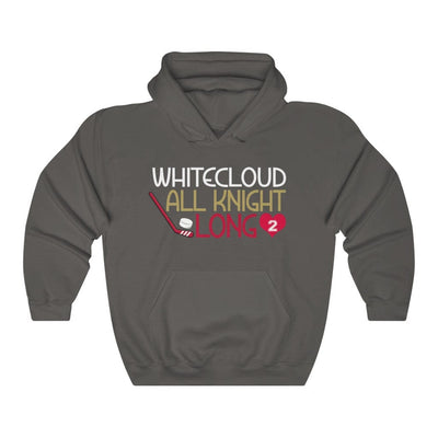 Hoodie Whitecloud All Knight Long Unisex Fit Hooded Sweatshirt