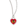 Chicago Blackhawks 3D Heart Necklace