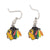 Chicago Blackhawks Logo Dangle Earrings