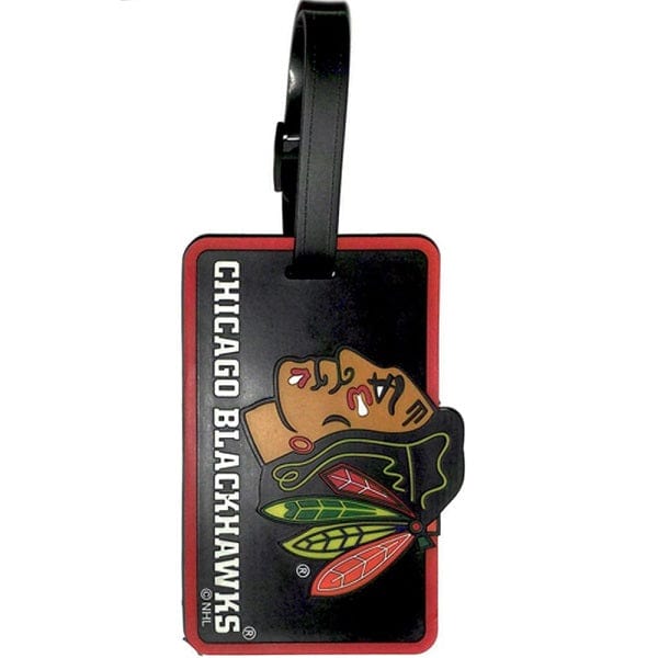 Chicago Blackhawks Soft Luggage Bag Tag