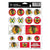 Chicago Blackhawks Vinyl Decal Multipurpose Sticker Sheet, 5x7 Inch